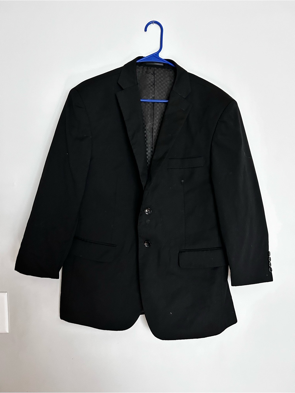Men’s Alfredo Rosina Black blazer size 44R (large)